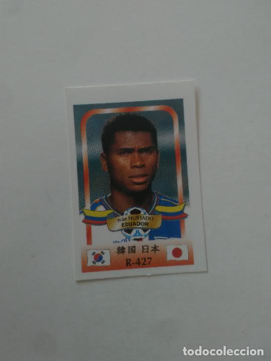 Collectionnisme sportif: 427 IVAN HURTADO SELECCI&Oacute;N ECUADOR STICKER CROMO FUTBOL MUNDIAL 2002 WORLD CUP 02 REYAUCA