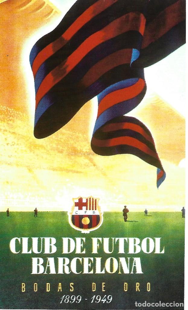 Collectionnisme sportif: BAR&Ccedil;A: L&aacute;mina del cartel de las Bodas de Oro