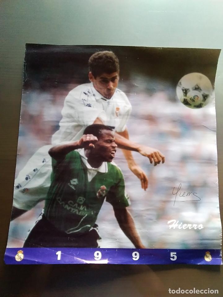 Collectionnisme sportif: POSTERS REAL MADRID 1995. HIERRO