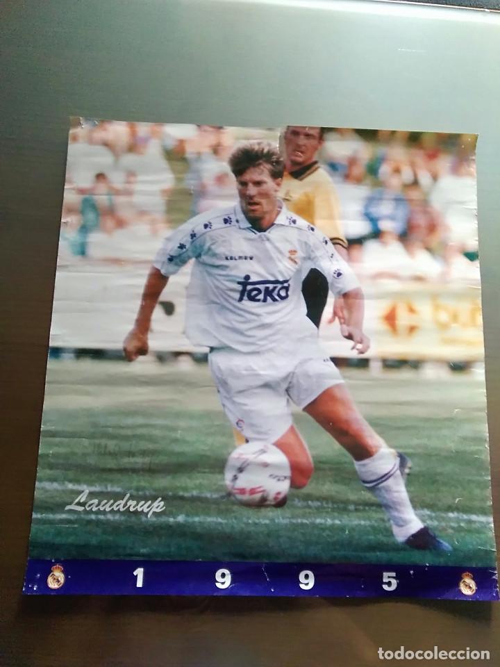 Coleccionismo deportivo: POSTERS REAL MADRID 1995. LAUDRUP - Foto 1