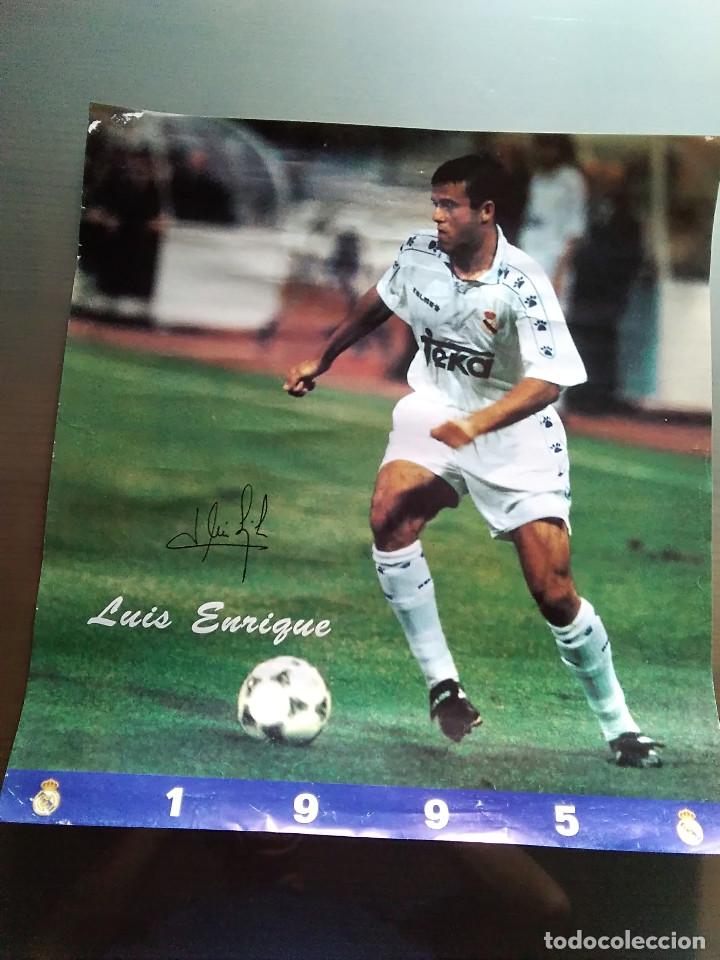 Collectionnisme sportif: POSTERS REAL MADRID 1995. LUIS ENRIQUE
