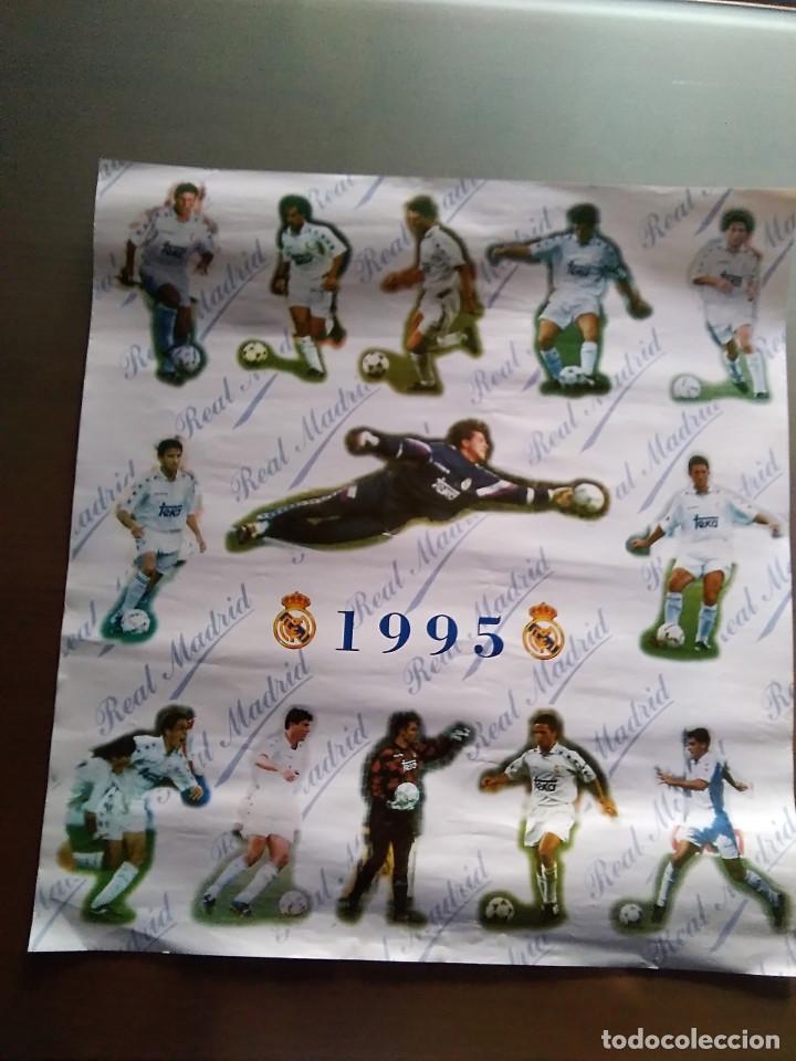 Collectionnisme sportif: POSTER REAL MADRID PLANTILLA 1995