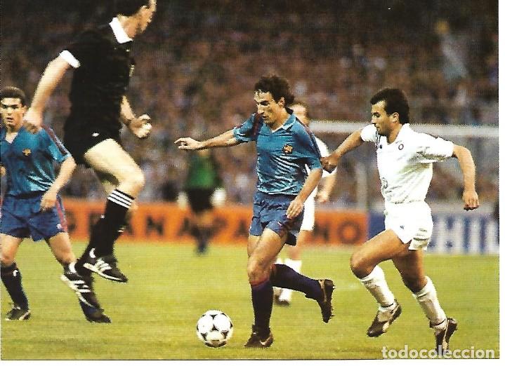 Collezionismo sportivo: BAR&Ccedil;A: L&aacute;mina de TXIKI BEGIRIST&Aacute;IN en acci&oacute;n.