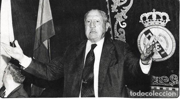 Collezionismo sportivo: REAL MADRID: Gran recorte de SANTIAGO BERNAB&Eacute;U. 1976