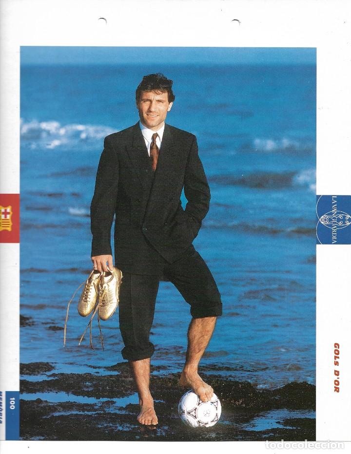 Coleccionismo deportivo: BAR&Ccedil;A: L&aacute;mina de HRISTO STOICHKOV - Foto 1
