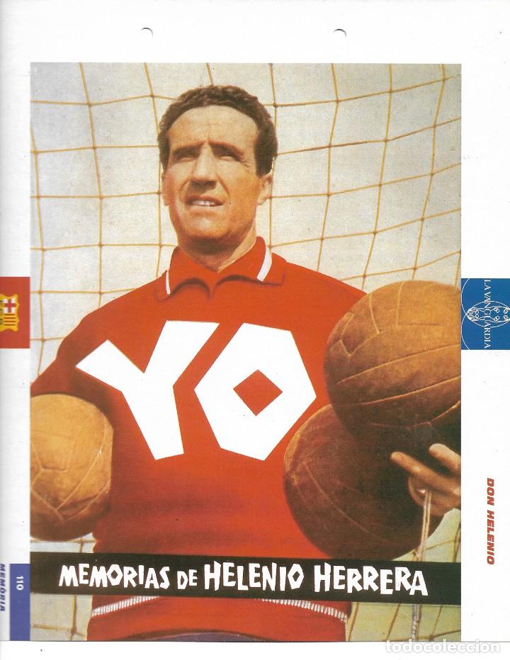 Coleccionismo deportivo: BAR&Ccedil;A: L&aacute;mina de HELENIO HERRERA (HH )