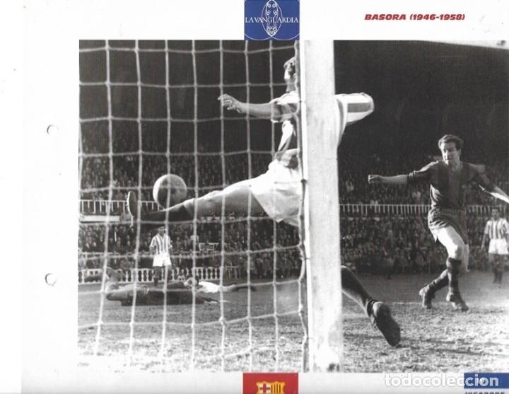 Coleccionismo deportivo: BAR&Ccedil;A: L&aacute;mina de BASORA en acci&oacute;n - Foto 1