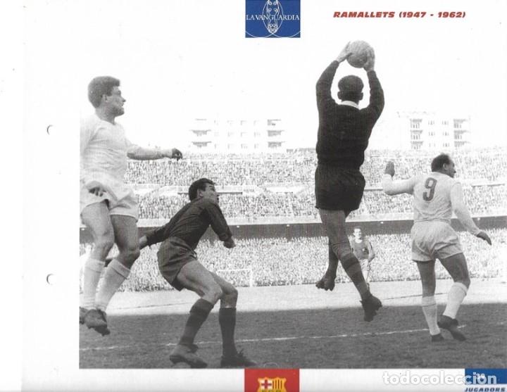 Coleccionismo deportivo: BAR&Ccedil;A: L&aacute;mina de RAMALLETS en acci&oacute;n - Foto 1