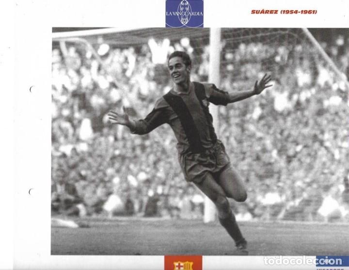 Coleccionismo deportivo: BAR&Ccedil;A: L&aacute;mina de LU&Iacute;S SU&Aacute;REZ - Foto 1