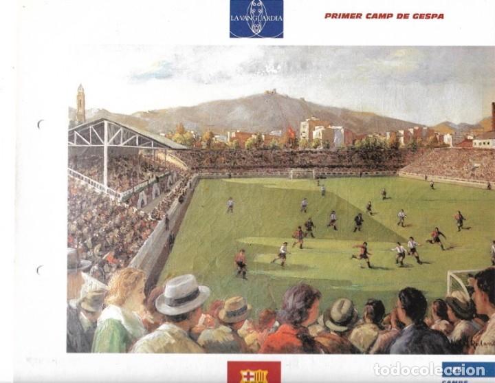 Sammelleidenschaft Sport: BAR&Ccedil;A: L&aacute;mina de un cuadro del campo de LES CORTS