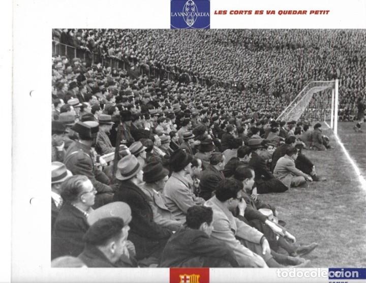 Sammelleidenschaft Sport: BAR&Ccedil;A: L&aacute;mina del p&uacute;blico en el campo de LES CORTS