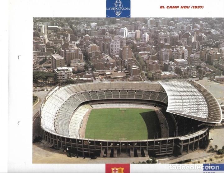 Sammelleidenschaft Sport: BAR&Ccedil;A: L&aacute;mina del CAMP NOU en su aspecto original