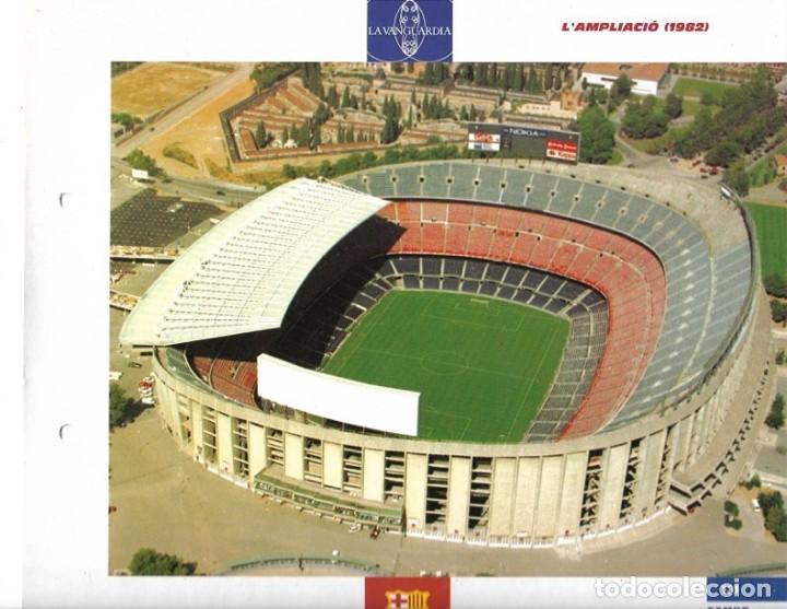 Sammelleidenschaft Sport: BAR&Ccedil;A: L&aacute;mina de la ampliaci&oacute;n del CAMP NOU