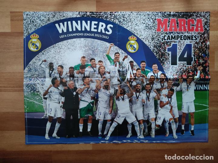 poster real madrid campeon winner champions lea - Compra venta en  todocoleccion