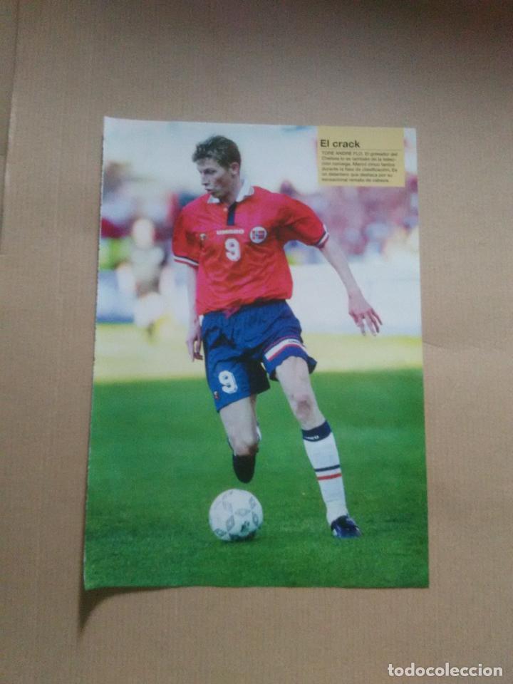 Collectionnisme sportif: TORE ANDRE FLO NORUEGA YUGOSLAVIA EQUIPO DOBLE POSTER 1 PAG REVISTA DON BAL&Oacute;N EUROCOPA 2000 EURO