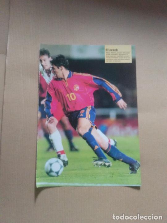 Collectionnisme sportif: RAUL GONZALEZ ESPA&Ntilde;A NORUEGA EQUIPO DOBLE POSTER 1 PAG REVISTA DON BAL&Oacute;N EUROCOPA 2000 EURO 00