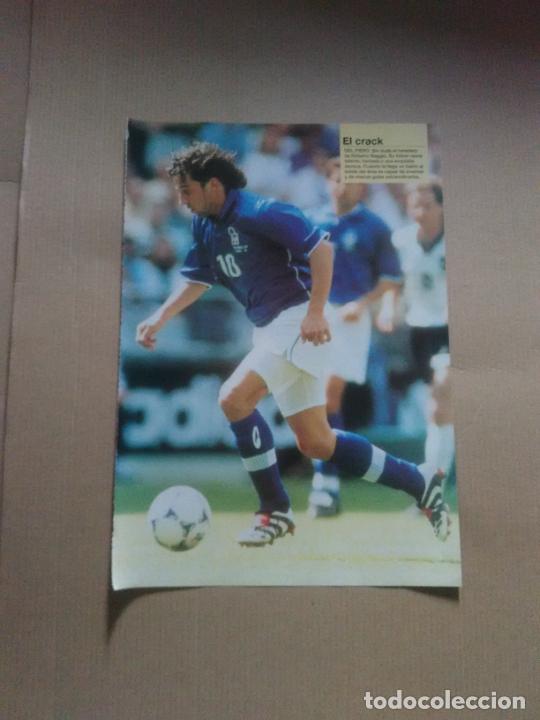 Collectionnisme sportif: DEL PIERO ITALIA Y ESPA&Ntilde;A EQUIPO DOBLE POSTER 1 PAG REVISTA DON BAL&Oacute;N EUROCOPA 2000 EURO 00