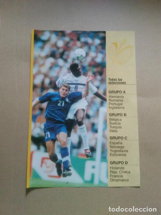 Collectionnisme sportif: VIERI DESAILLY FRANCIA, ALEMANIA EQUIPO DOBLE POSTER 1 PAG REVISTA DON BAL&Oacute;N EUROCOPA 2000 EURO 00