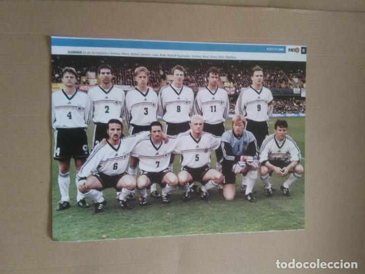 Collectionnisme sportif: EQUIPO ALEMANIA KAHN MATTHAUS WORNS BIERHOFF BABBEL POSTER 1 PAG REVISTA MD EUROCOPA 2000 EURO 00