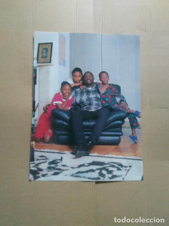 Collectionnisme sportif: GEORGE WEAH PSG MILAN Y FAMILIA POSTER 1 P&Aacute;GINA BALON DE ORO A&Ntilde;O 1995 REVISTA ONZE EN FRANC&Eacute;S