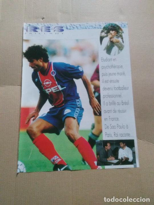 Collectionnisme sportif: RAI PSG PARIS SAINT GERMAIN POSTER 1 PAGINA REVISTA EN FRANCES + ENTREVISTA EN TRASERA