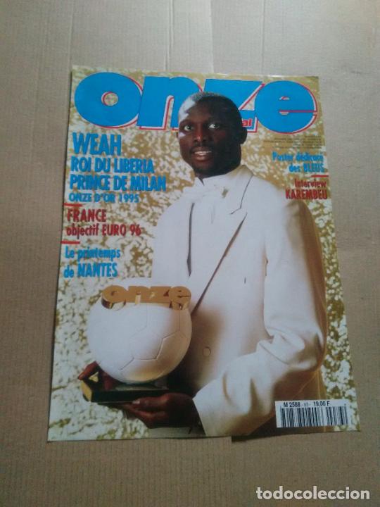 Sammelleidenschaft Sport: GEORGE WEAH MILAN PSG PARIS SAINT GERMAIN POSTER 1 PAGINA PORTADA REVISTA ONZE EN FRANCES A&Ntilde;O 1995