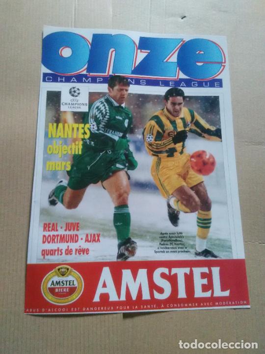 Collectionnisme sportif: PEDROS NANTES APOSTOLAKIS PANATHINAIKOS POSTER 1 PAGINA PORTADA REVISTA ONZE EN FRANCES A&Ntilde;O 1995