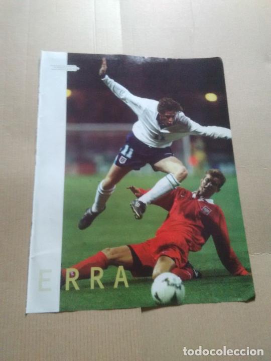 Collectionnisme sportif: STEVE MCMANAMAN INGLATERRA POSTER 1 PAGINA MUNDIAL 98 WORLD CUP 1998 MUNDO DEPORTIVO