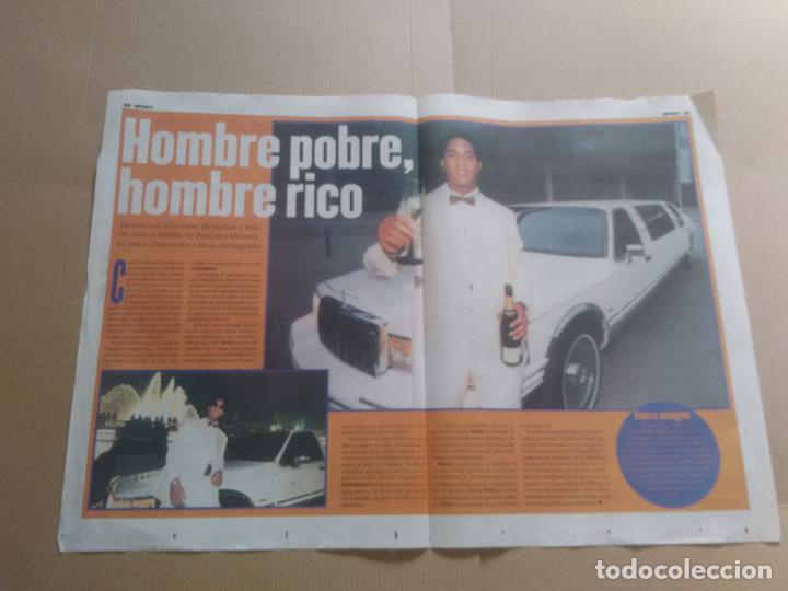 Collectionnisme sportif: PATRICK KLUIVERT BARCELONA BAR&Ccedil;A 98-99 P&Oacute;STER 2 P&Aacute;G DIARIO SPORT CAMPE&Oacute;N LIGA 1998-1999 + REPORTAJE