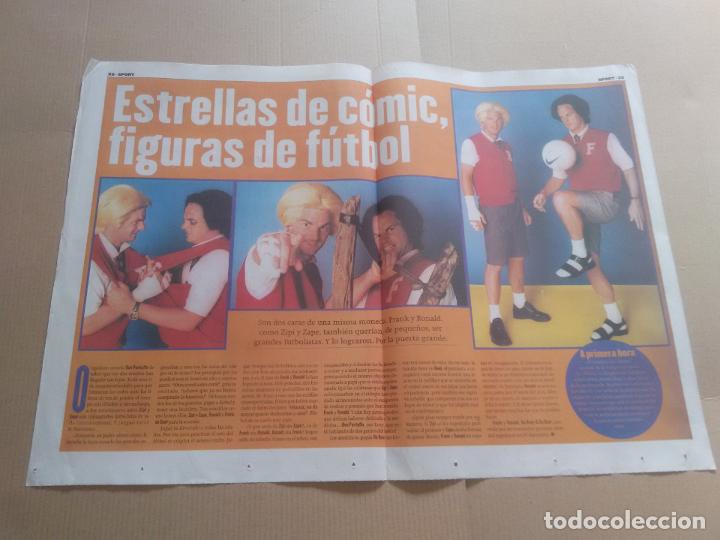 Collezionismo sportivo: FRANK RONALD DE BOER BARCELONA BAR&Ccedil;A 98-99 P&Oacute;STER 2 P&Aacute;G DIARIO SPORT CAMPE&Oacute;N LIGA 1998-1999