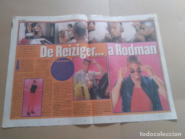 Collezionismo sportivo: DE MICHAEL REIZIGER A RODMAN BARCELONA BAR&Ccedil;A 98-99 P&Oacute;STER 2 P&Aacute;G DIARIO SPORT CAMPE&Oacute;N LIGA 1998-1999