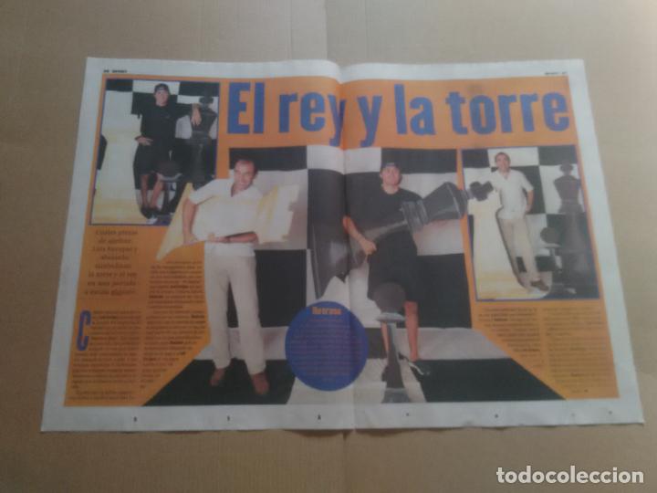 Collezionismo sportivo: LUIS ENRIQUE Y ABELARDO BARCELONA BAR&Ccedil;A 98-99 P&Oacute;STER 2 P&Aacute;G DIARIO SPORT CAMPE&Oacute;N LIGA 1998-1999