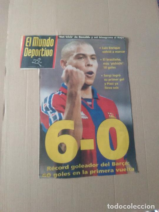 Collezionismo sportivo: RONALDO BARCELONA BAR&Ccedil;A 1996-1997 TIPO P&Oacute;STER PORTADA DIARIO MUNDO DEPORTIVO LIGA FUTBOL 96-97