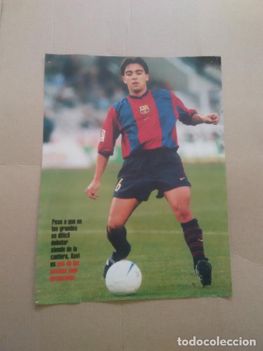 Collezionismo sportivo: XAVI HERNANDEZ ROOKIE BARCELONA BAR&Ccedil;A 1998-1999 P&Oacute;STER 1 P&Aacute;G REVISTA SOLO GOLES LIGA FUTBOL 98-99