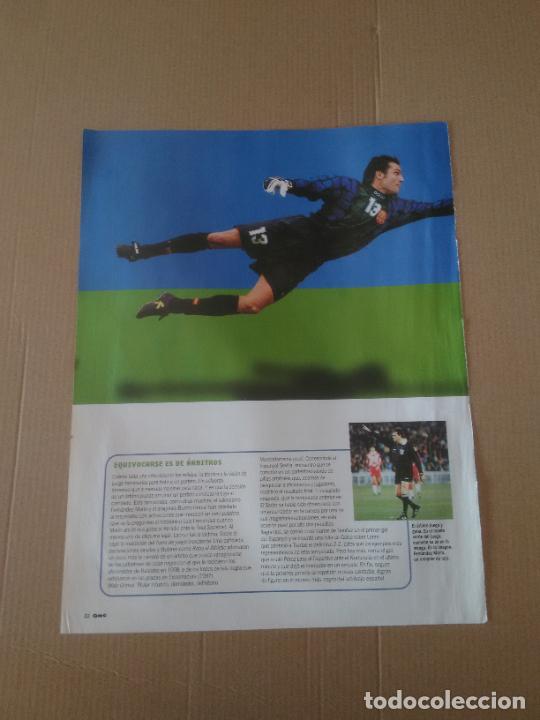 Coleccionismo deportivo: SANTI CA&Ntilde;IZARES VALENCIA TIPO P&Oacute;STER 1 P&Aacute;GINA REVISTA ONO A&Ntilde;OS 90 + REPORTAJE