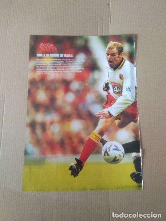 Coleccionismo deportivo: PETER KENNEDY WATFORD POSTER 1 PAGINA REVISTA SOLO GOLES A&Ntilde;OS 90-00 + PUBLICIDAD FUJIFILM MR.BEAN