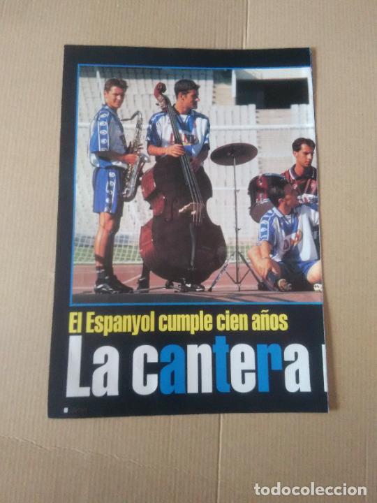 Coleccionismo deportivo: JAVI LOPEZ BALBUENA SERGIO LOPO ESPANYOL 1999-2000 POSTER 1 PAG REVISTA SOLO GOLES 99-00 MIJATOVIC
