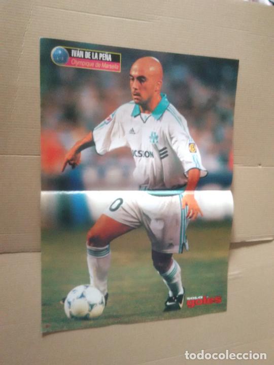 Collectionnisme sportif: IVAN DE LA PE&Ntilde;A OLYMPIQUE MARSELLA 1999-2000 POSTER 2 P&Aacute;G REVISTA SOLO GOLES GEREMI MIQUEL SOLER