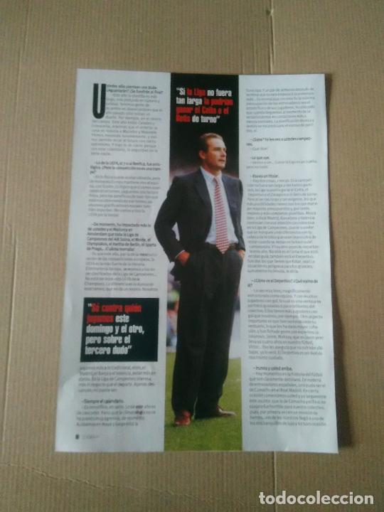 Collectionnisme sportif: VICTOR FERNANDEZ 1999-2000 ENTREVISTA 1 P&Aacute;GINA REVISTA SOLO GOLES LIGA FUTBOL 99-00