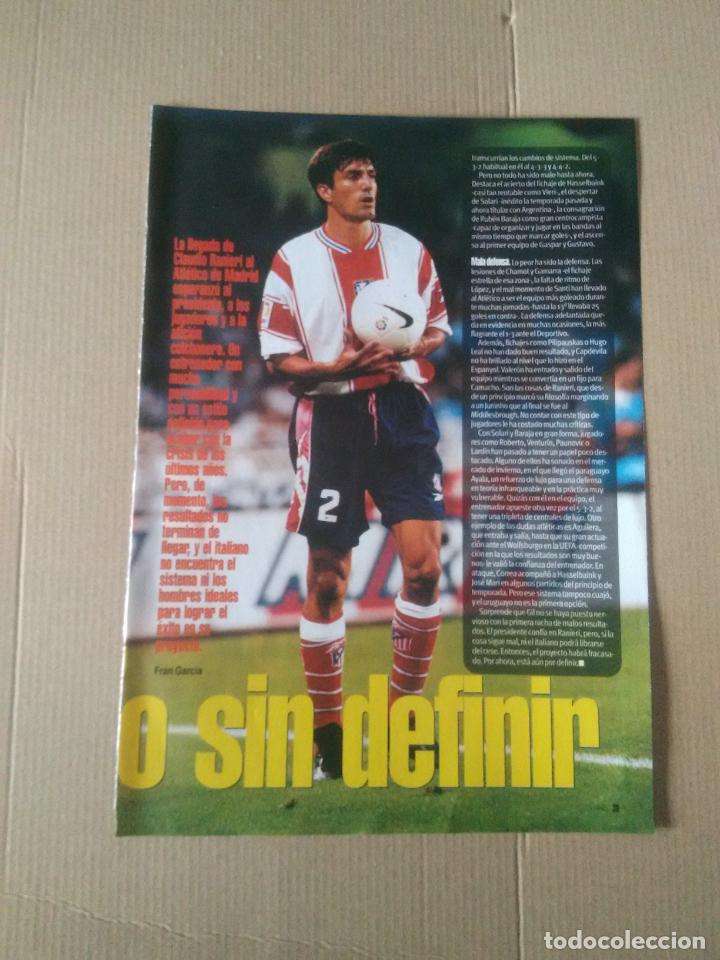 Collectionnisme sportif: CHAMOT ATLETICO DE MADRID 1999-2000 POSTER 1 P&Aacute;G REVISTA SOLO GOLES LIGA FUTBOL 99-00 + REPORTAJE