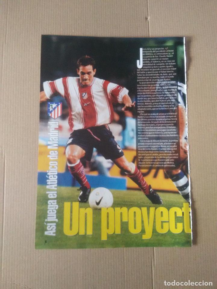 Collectionnisme sportif: GAMARRA ATLETICO DE MADRID 1999-2000 POSTER 1 P&Aacute;G REVISTA SOLO GOLES FUTBOL 99-00 CHILAVERT PARAGUAY