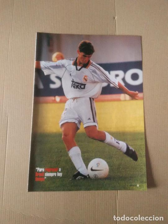 Collectionnisme sportif: SAVIO REAL MADRID 1999-2000 RUUD HESP BARCELONA BAR&Ccedil;A POSTER 1 P&Aacute;G REVISTA SOLO GOLES FUTBOL 99-00