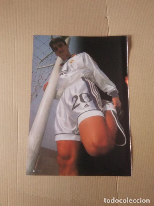 Collectionnisme sportif: SAVIO BORTOLINI REAL MADRID 1999-2000 POSTER 1 P&Aacute;G REVISTA SOLO GOLES LIGA FUTBOL 99-00
