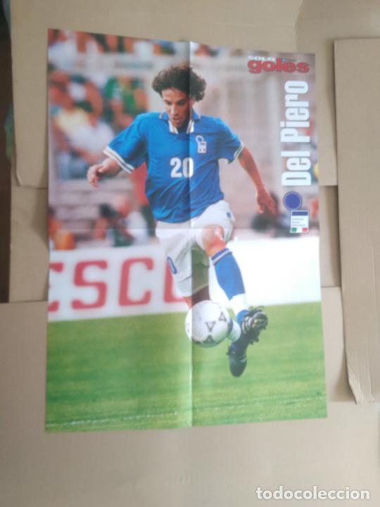 Collectionnisme sportif: ALEX DEL PIERO CRISTIAN VIERI ITALIA SELECCI&Oacute;N ITALIANA DOBLE P&Oacute;STER 4 PAG REVISTA SOLO GOLES FUTBOL
