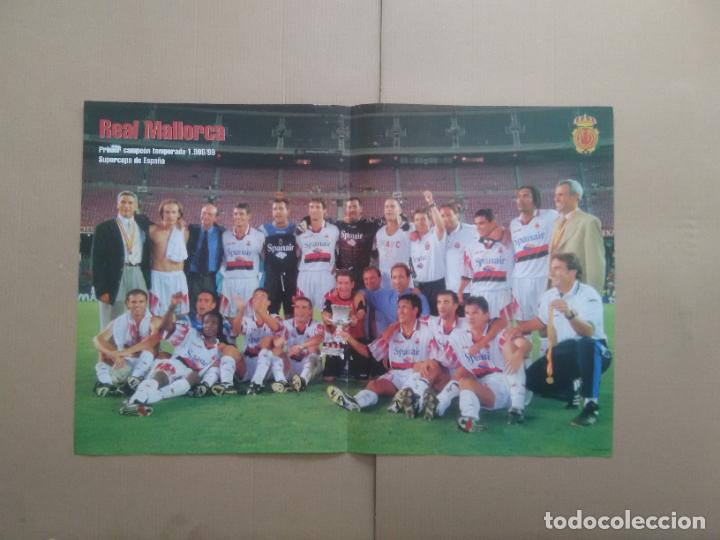 Collectionnisme sportif: EQUIPO MALLORCA CAMPEON SUPERCOPA P&Oacute;STER 2 P&Aacute;G REVISTA SOLO GOLES MICHAEL OWEN LIVERPOOL OKOCHA PSG