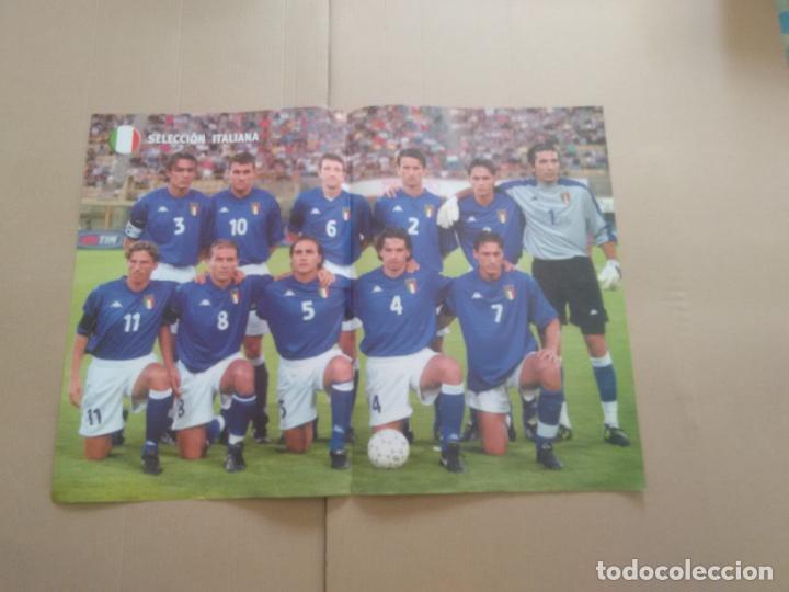 Collectionnisme sportif: EQUIPO ITALIA SELECCI&Oacute;N ITALIANA P&Oacute;STER 2 P&Aacute;G REVISTA SOLO GOLES + REPORTAJE SUECIA Y BELGICA