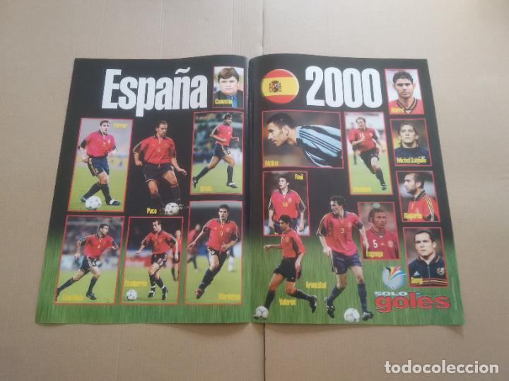 Collectionnisme sportif: ESPA&Ntilde;A 2000 EQUIPO SELECCI&Oacute;N ESPA&Ntilde;OLA EUROCOPA P&Oacute;STER 2 P&Aacute;G REVISTA SOLO GOLES + ENTREVISTA CAMACHO