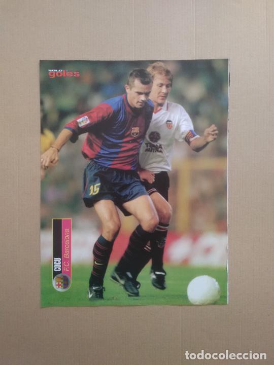 Collezionismo sportivo: PHILLIP COCU BARCELONA BAR&Ccedil;A P&Oacute;STER 1 PAG REVISTA SOLO GOLES LIGA FUTBOL + REPORTAJE SALAMANCA