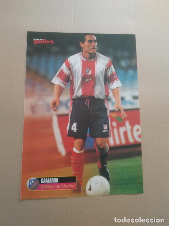Collezionismo sportivo: CARLOS GAMARRA ATLETICO DE MADRID 99-00 P&Oacute;STER 1 PAG REVISTA SOLO GOLES LIGA FUTBOL 1999-2000