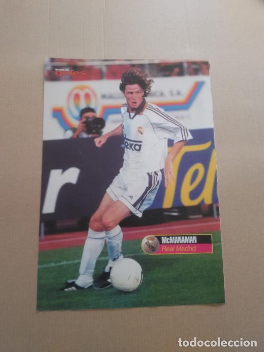 Collezionismo sportivo: STEVE MCMANAMAN REAL MADRID P&Oacute;STER 1 PAG REVISTA SOLO GOLES LIGA FUTBOL REPORTAJE DEPORTIVO CORU&Ntilde;A